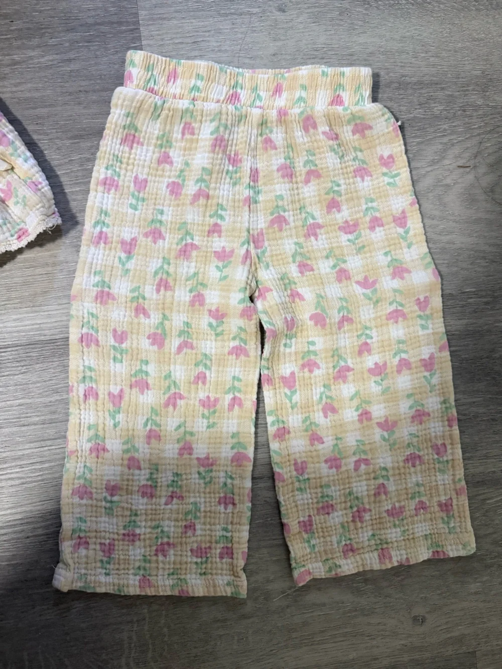 Rabbit Bear Matching Floral Set